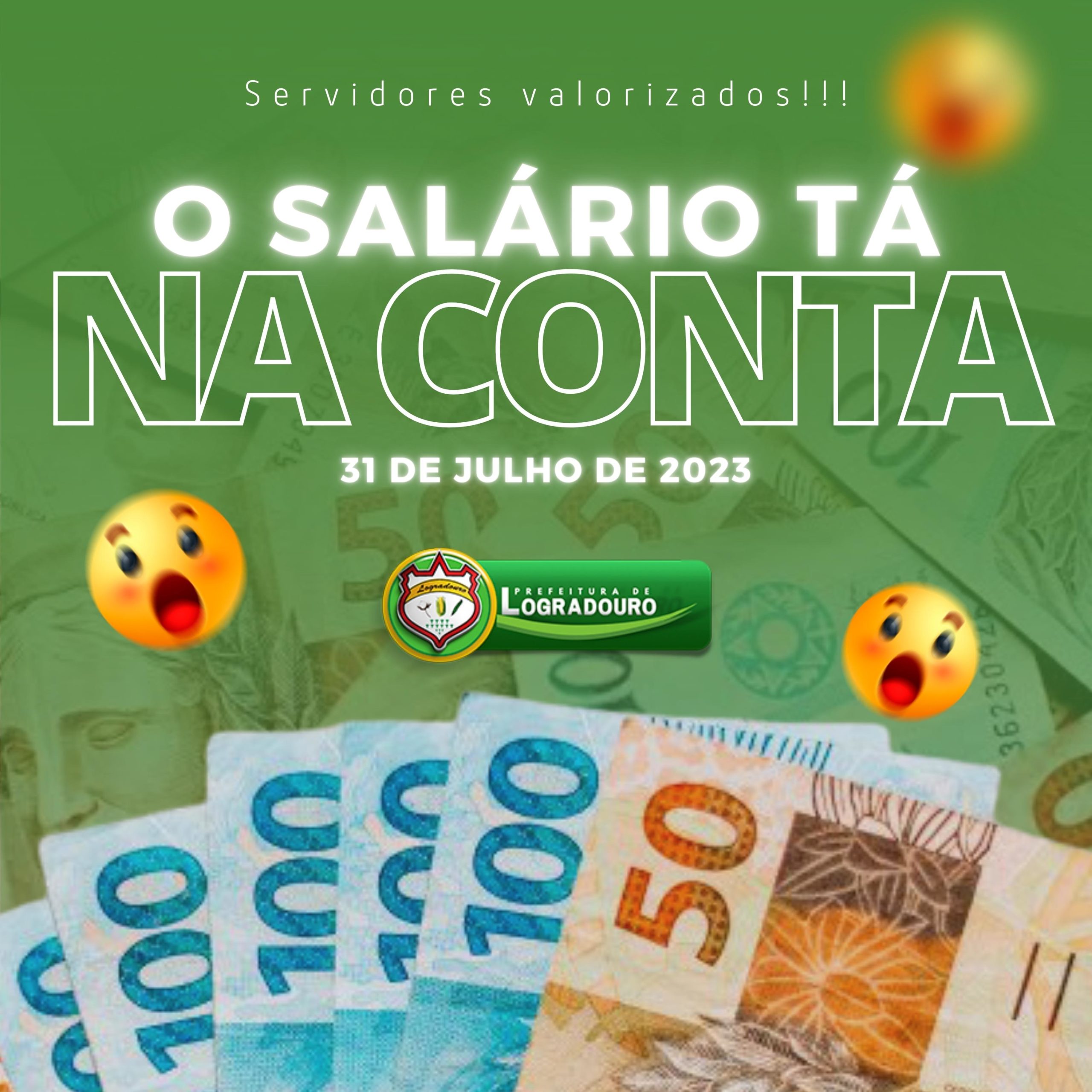 #SalárioNaConta • Notícia boa para os nossos servidores!!! ✅